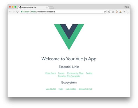 Vue App .